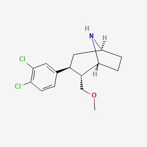 (1R,2R,3S,5S)-2-methoxymethyl-3-(3,4-dichlorophenyl)-8-azabicyclo[3.2.1]octane