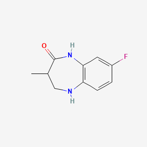 8-fluoro-3-methyl-4,5-dihydro-1H-benzo[b][1,4]diazepin-2(3H)-one