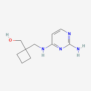 (1-(((2-Amino-4-pyrimidinyl)amino)methyl)cyclobutyl)methanol