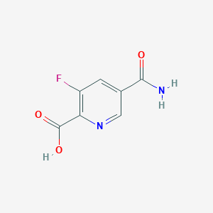5-Carbamoyl-3-fluoro-pyridine-2-carboxylic acid