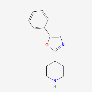 4-(5-Phenyl-oxazol-2yl)-piperidine