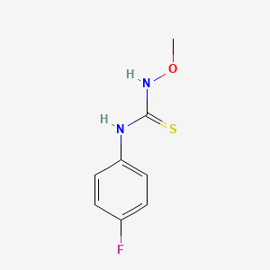 N-(4-Fluorophenyl)-N'-methoxythiourea