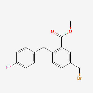 Methyl 5-bromomethyl-2-(4-fluorobenzyl)benzoate