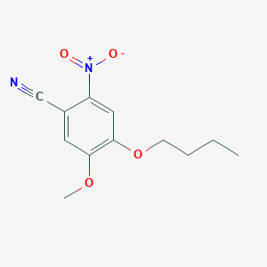 2-Nitro-4-n-butoxy-5-methoxybenzonitrile