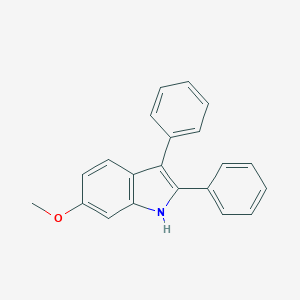 molecular formula C21H17NO B084364 6-Methoxy-2,3-diphenyl-1h-indole CAS No. 14292-85-4