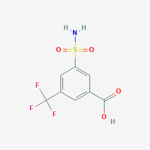 3-Sulfamoyl-5-(trifluoromethyl)benzoic acid
