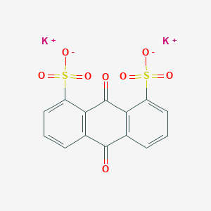 molecular formula C14H6K2O8S2 B084365 蒽醌-1,8-二磺酸钾 CAS No. 14938-42-2