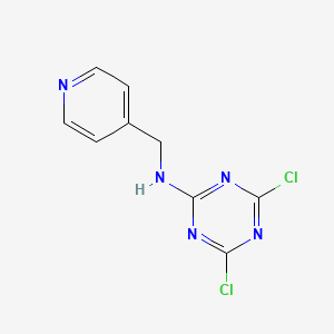 4,6-dichloro-N-(pyridin-4-ylmethyl)-1,3,5-triazin-2-amine