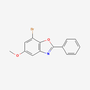 7-Bromo-5-methoxy-2-phenyl-benzooxazole