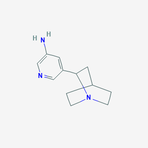 2-(5-Amino-3-pyridyl)-1-azabicyclo[2.2.2]octane