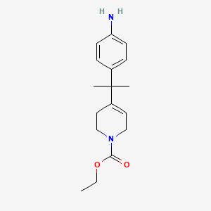 4-[1-Methyl-1-(4-amino-phenyl)-ethyl]-3,6-dihydro-2H-pyridine-1-carboxylic Acid Ethyl Ester