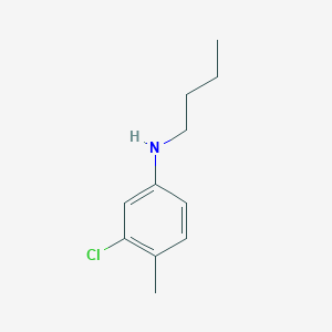 molecular formula C11H16ClN B8436842 N-butyl-3-chloro-4-methylaniline 