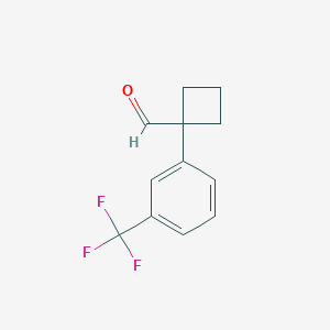 1-(3-(Trifluoromethyl)phenyl)cyclobutanecarbaldehyde