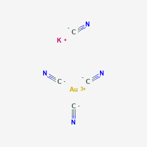 B084369 Potassium tetrakis(cyano-C)aurate CAS No. 14263-59-3