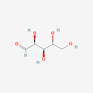 molecular formula C5H10O5 B084370 (2S,3R,4R)-2,3,4,5-tetrahydroxypentanal CAS No. 10323-20-3