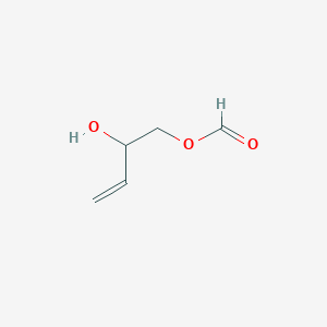 molecular formula C5H8O3 B8437318 4-Formyloxy-3-hydroxy-1-butene 