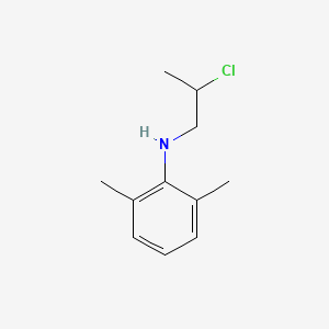 molecular formula C11H16ClN B8437826 N-(beta-chloropropyl)-2,6-dimethylaniline 