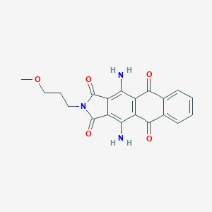 molecular formula C20H17N3O5 B084379 C.I. Disperse blue 60 CAS No. 12217-80-0