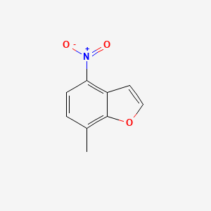 molecular formula C9H7NO3 B8437996 7-Methyl-4-nitrobenzofuran 