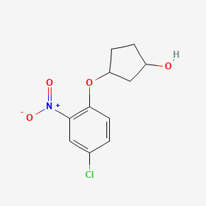 3-(4-Chloro-2-nitrophenoxy)cyclopentanol