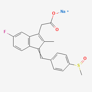molecular formula C20H16FNaO3S B8438067 EINECS 255-085-9 CAS No. 40796-29-0