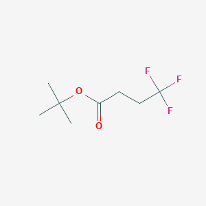 molecular formula C8H13F3O2 B8438069 Tert-butyl 4,4,4-trifluorobutanoate 
