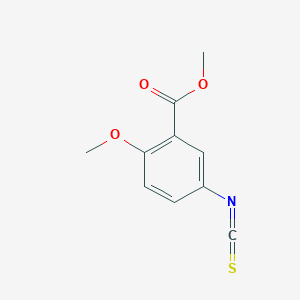 molecular formula C10H9NO3S B8438307 Methyl5-isothiocyanato-2-methoxybenzoate 