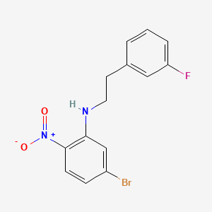 5-bromo-N-(3-fluorophenethyl)-2-nitroaniline