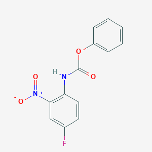 Phenyl 4-fluoro-2-nitrophenylcarbamate