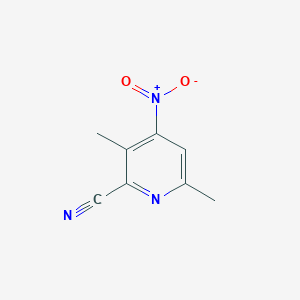 3,6-Dimethyl-4-nitro-pyridine-2-carbonitrile