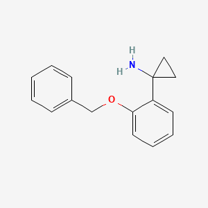 1-(2-(Benzyloxy)phenyl)cyclopropanamine