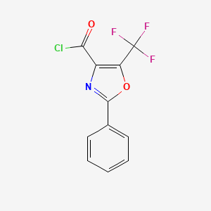 2-Phenyl-5-trifluoromethyl-oxazole-4-carbonyl chloride