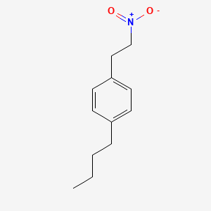 molecular formula C12H17NO2 B8438476 1-Butyl-4-(2-nitro-ethyl)-benzene 