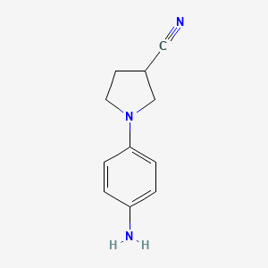 1-(4-Aminophenyl)pyrrolidine-3-carbonitrile