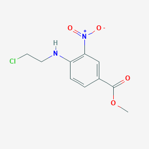 4-(2-Chloroethylamino)-3-nitro-benzoic Acid Methyl Ester