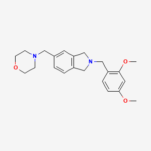 2-(2,4-dimethoxybenzyl)-5-morpholin-4-ylmethyl-2,3-dihydro-1H-isoindole