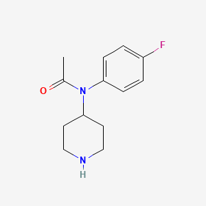 N-(4-fluoro-phenyl)-N-piperidin-4-yl-acetamide