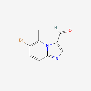 6-Bromo-5-methylimidazo[1,2-a]pyridine-3-carbaldehyde