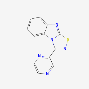 3-(2-Pyrazinyl)-1,2,4-thiadiazolo[4,5-a]benzimidazole