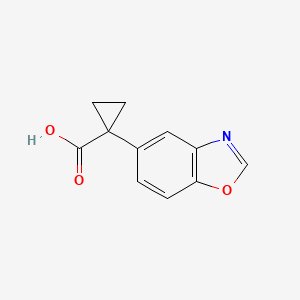 1-(Benzo[d]oxazol-5-yl)cyclopropanecarboxylic acid