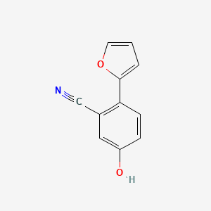 2-Furan-2-yl-5-hydroxy-benzonitrile