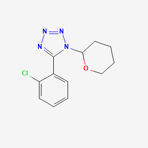 5-(2-chlorophenyl)-1-(tetrahydropyran-2-yl)-1H-tetrazole