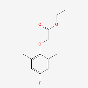 molecular formula C12H15FO3 B8438958 Ethyl 2,6-dimethyl-4-fluoro-phenoxyacetate 