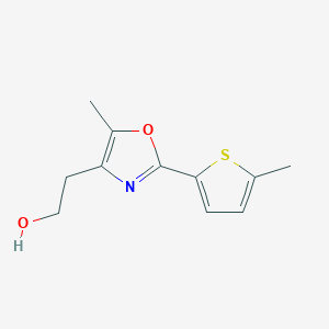 2-[5-Methyl-2-(5-methyl-thiophen-2-yl)-oxazol-4-yl]-ethanol