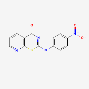 2-[N-methyl-N-(4-nitrophenyl)amino]-4H-pyrido[3,2-e]-1,3-thiazin-4-one