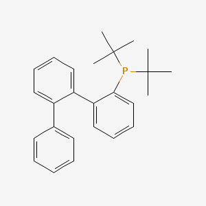 molecular formula C26H31P B8439459 ditert-butyl-[2-(2-phenylphenyl)phenyl]phosphane 