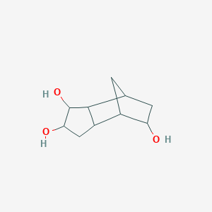 molecular formula C10H16O3 B084395 Octahydro-4,7-methano-1H-indene-1,2,5-triol CAS No. 13318-18-8