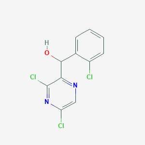 (2-Chlorophenyl)-(3,5-dichloropyrazin-2-yl)methanol
