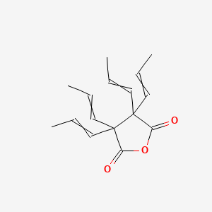 3,3,4,4-Tetra(1-propenyl)dihydro-2,5-furandione