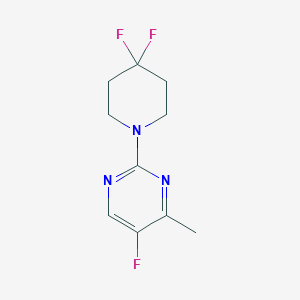 2-(4,4-Difluoropiperidin-1-yl)-5-fluoro-4-methylpyrimidine
